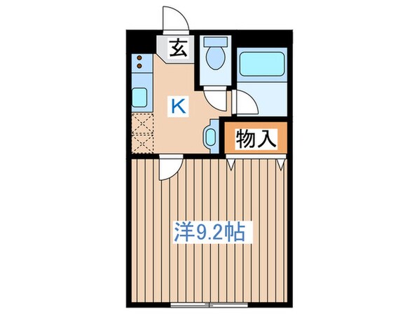 セゾンハウスの物件間取画像